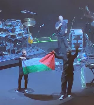Massive Attack on Singapore detention: ‘Free Palestine’