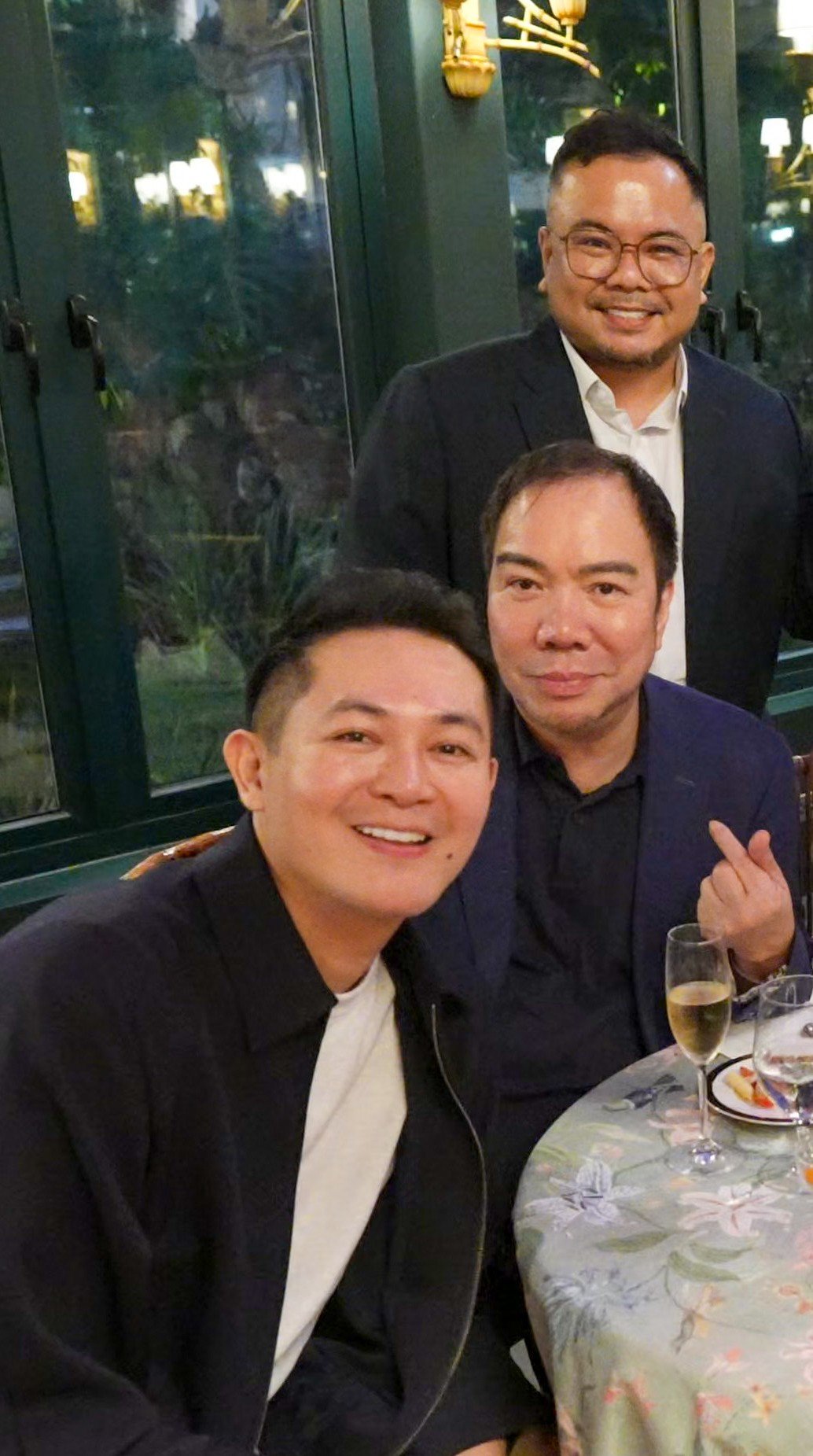 RJ Nieto (standing), Michael Leyva and Patrick Rosas.
