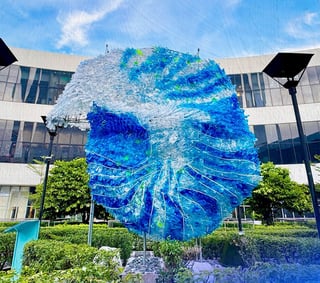 SM malls showcase waste bottle arts
