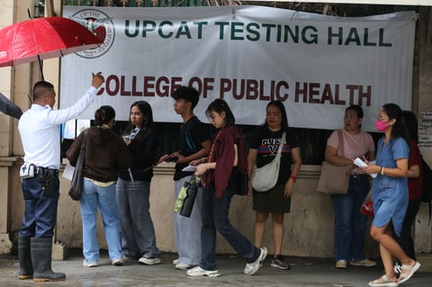 UPCAT in UP Manila