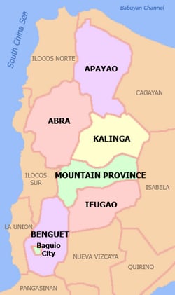 Classes suspended in parts of Cordillera as Luis hits
