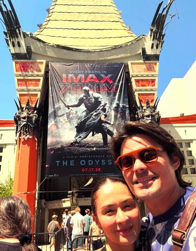 Dingdong Dantes finds renewed inspiration during Hollywood movie date with Marian Rivera