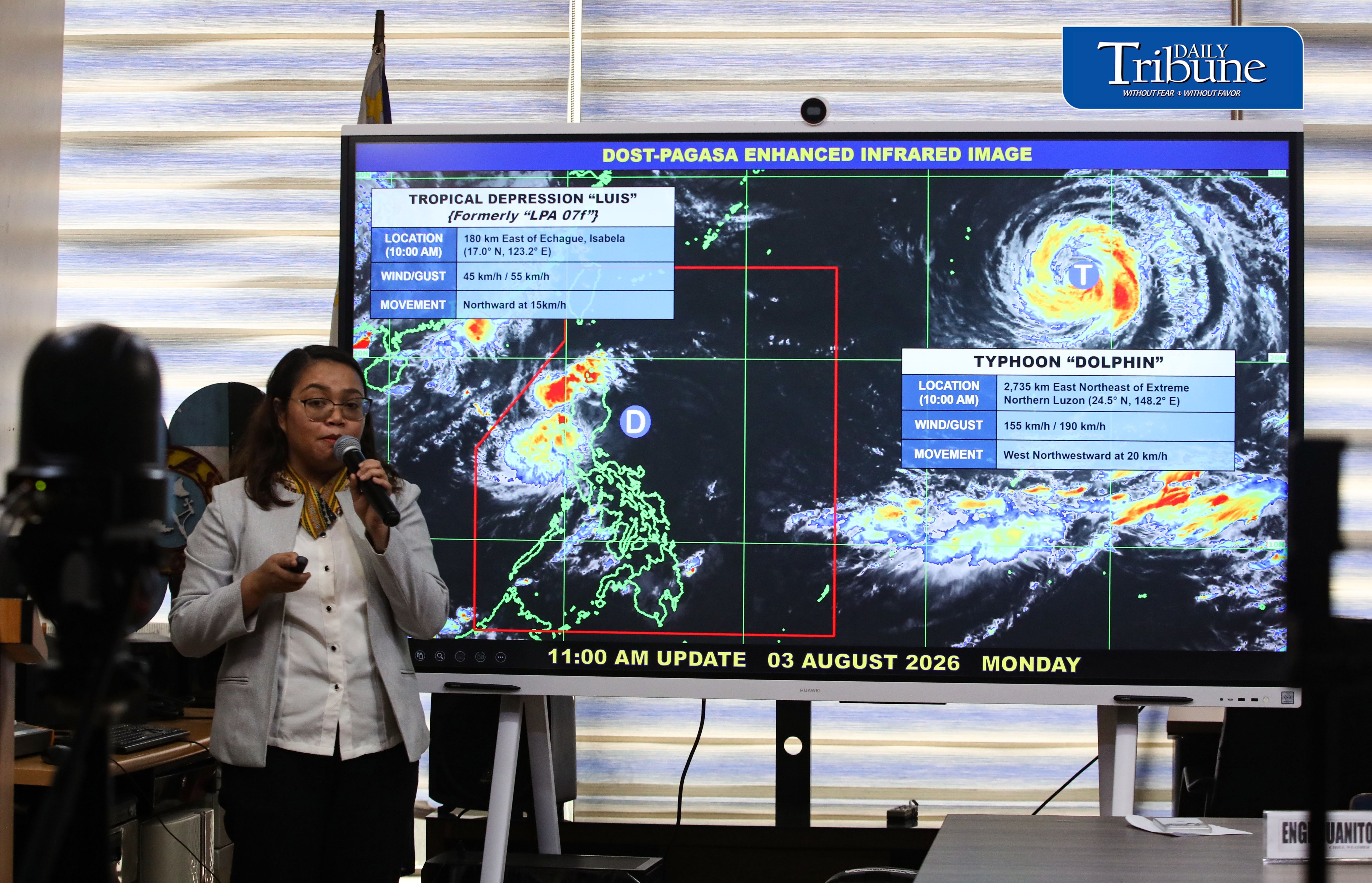 PAGASA TD Luis Briefing 