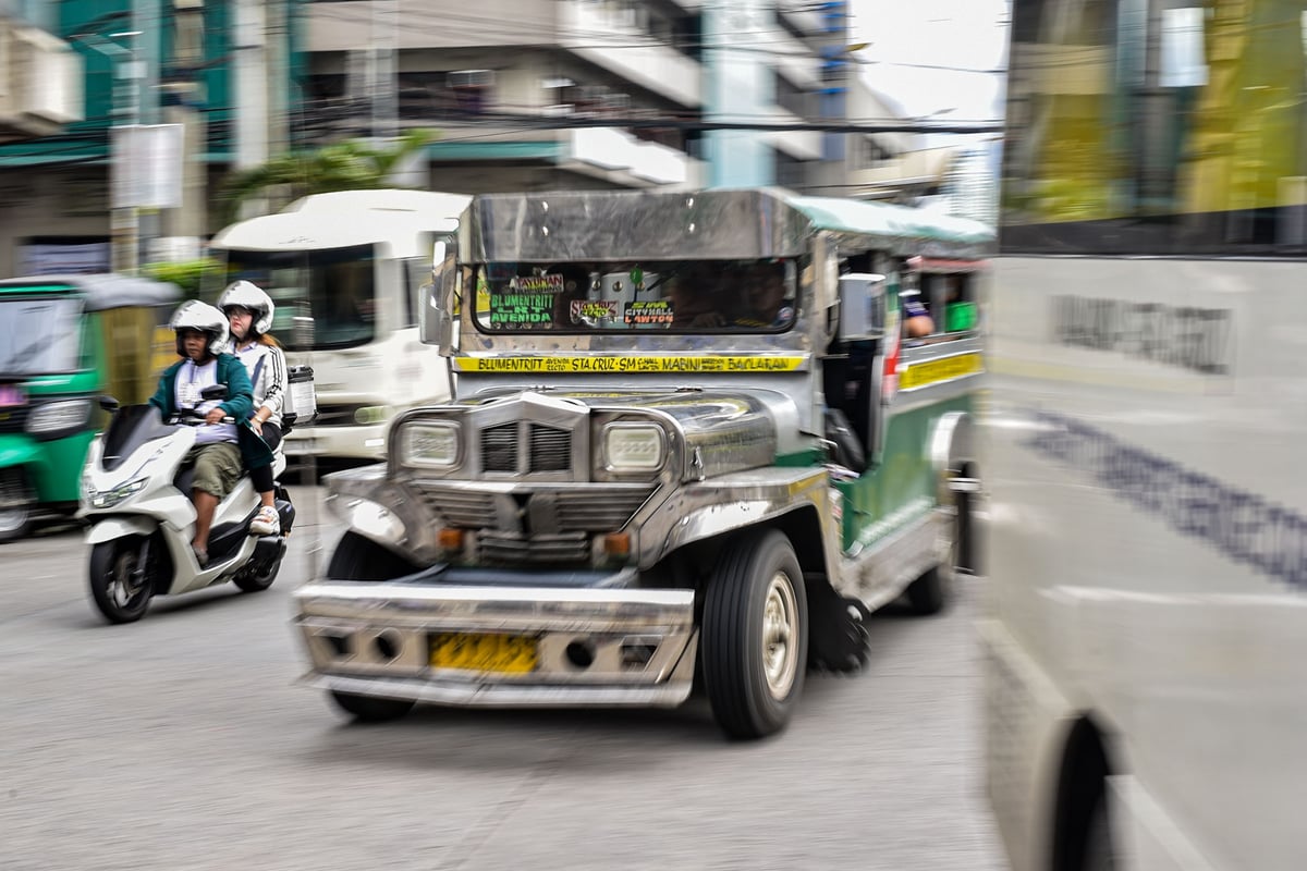Jeepneys around Manila before the Nationwide Transport Strike