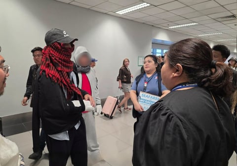Injured Pinoy seafarers in drone attack repatriated