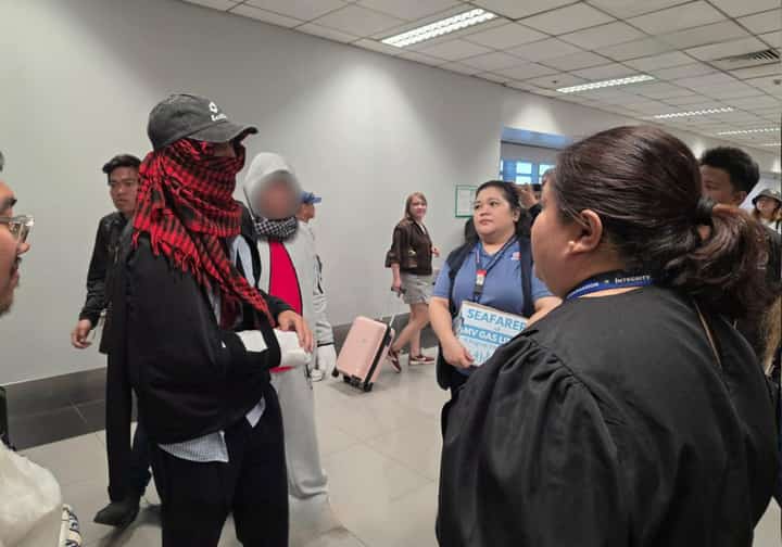 Injured Pinoy seafarers in drone attack repatriated