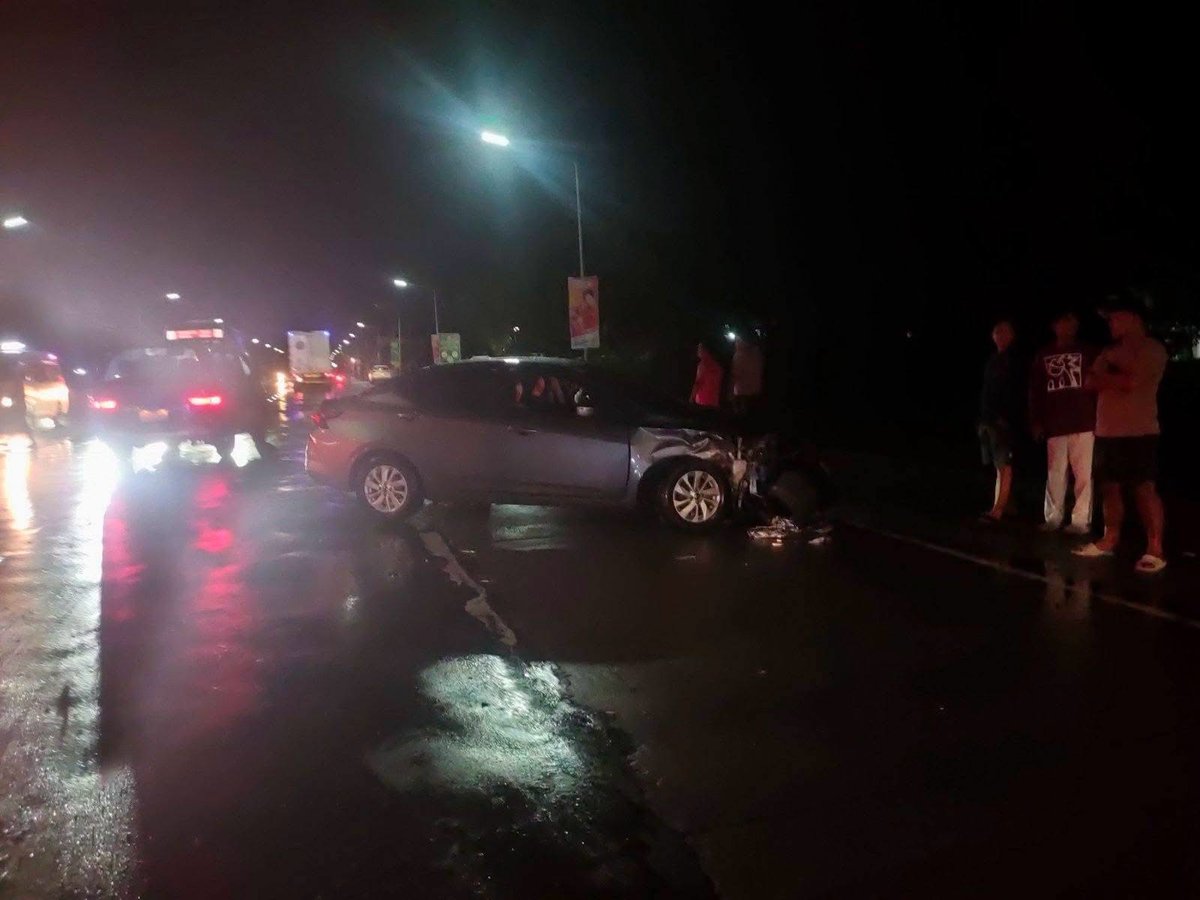 Passengers, cop hurt in Isabela 3-vehicle crash