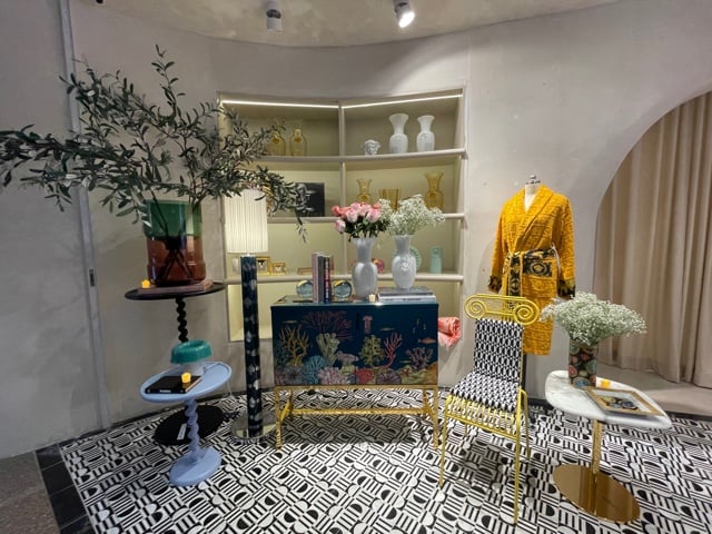 Curated spaces with colorful and attractive home accessories.