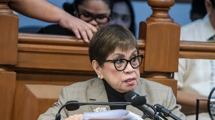 Private Prosecutor Atty. Lorna Kapunan during the impeachment trial against Vice President Sara Duterte on Tuesday, 4 August.