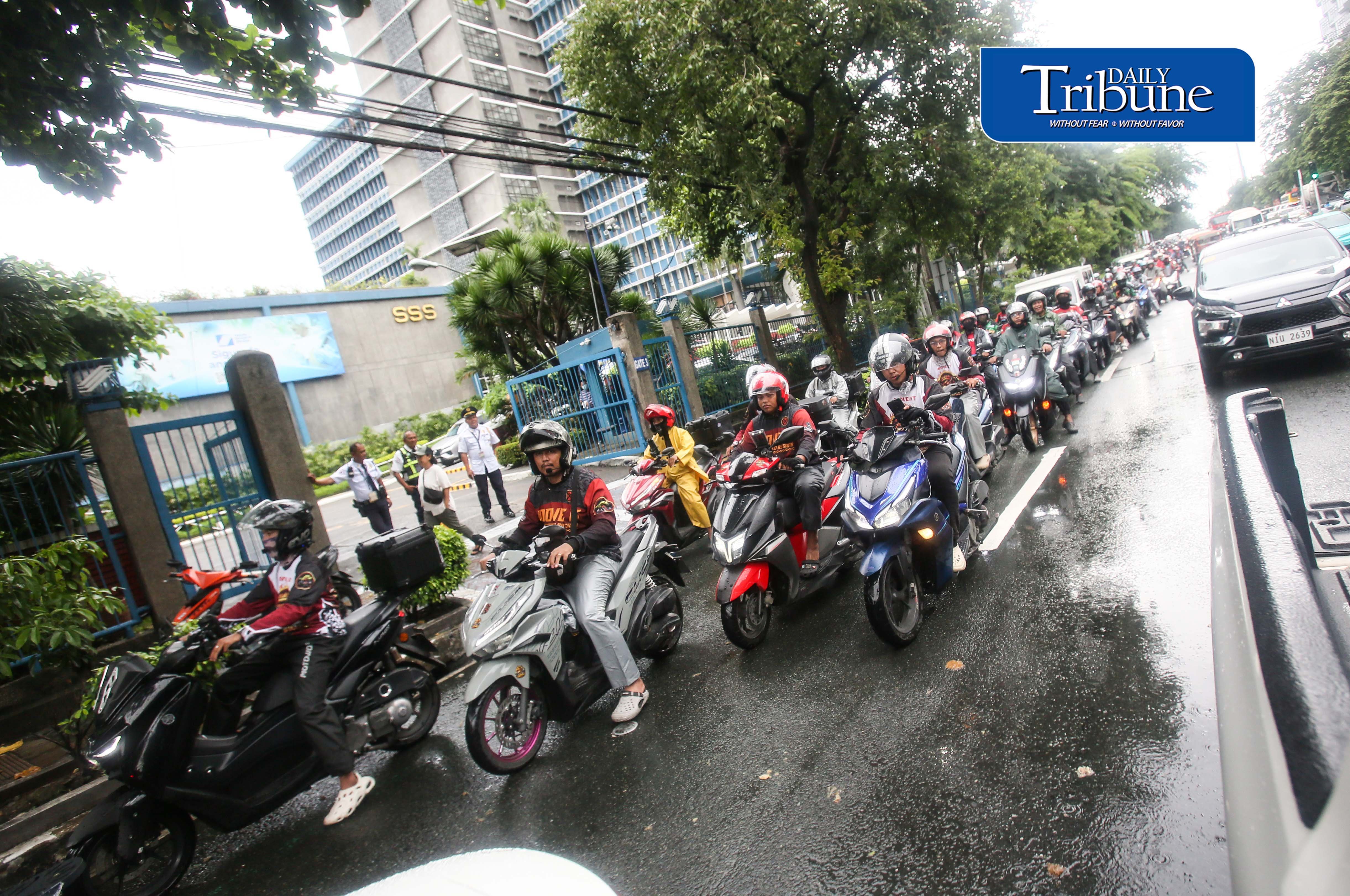 Motor Taxi Rider Protest 