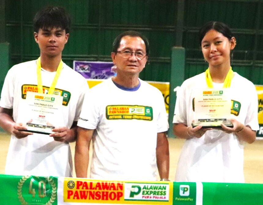 Wong bags 2 titles in San Pablo netfest