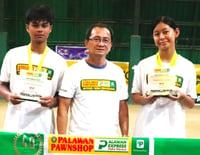 Wong bags 2 titles in San Pablo netfest