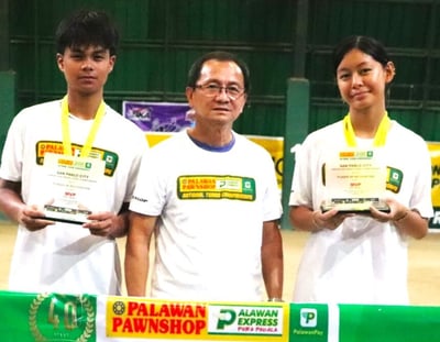 Wong bags 2 titles in San Pablo netfest
