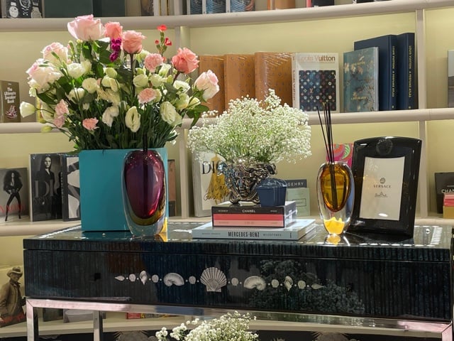 Start with beautiful accessories that you personally enjoy seeing.