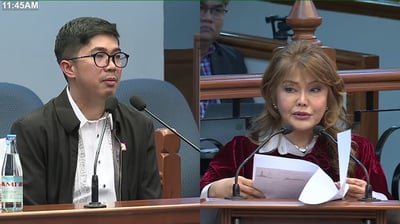 Escudero tells witness to avoid arguing with senator-judges