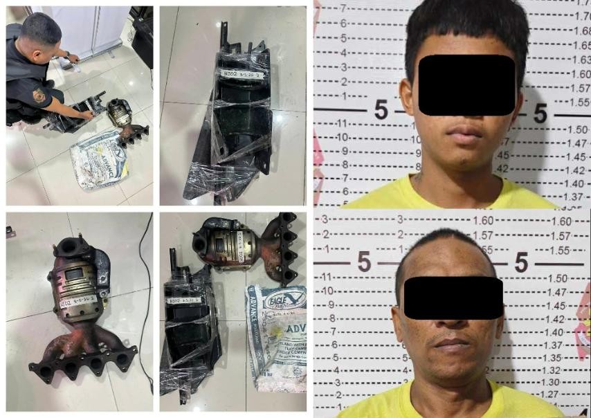 Auto parts worth P40k recovered from Akyat-Bahay suspects in Tandang Sora