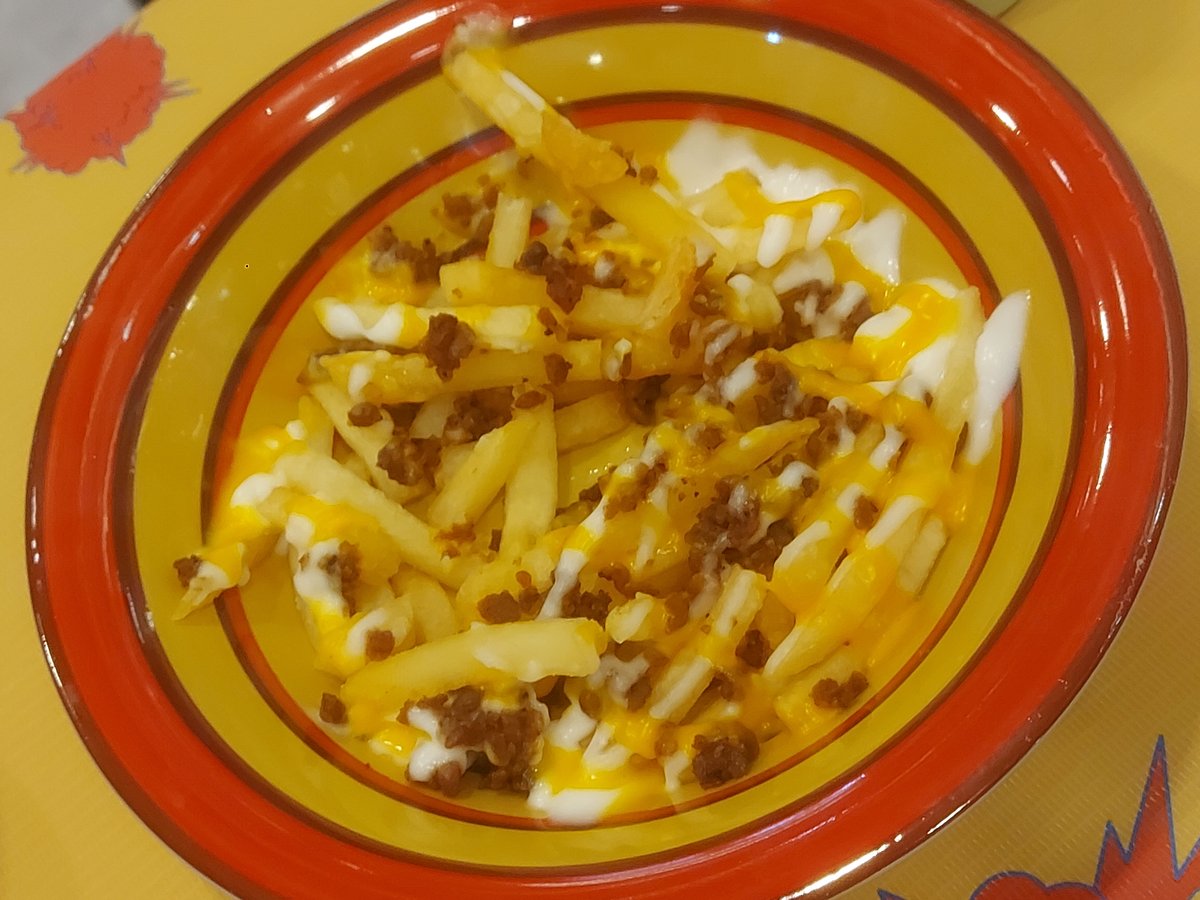 Fries with longganisa bits.