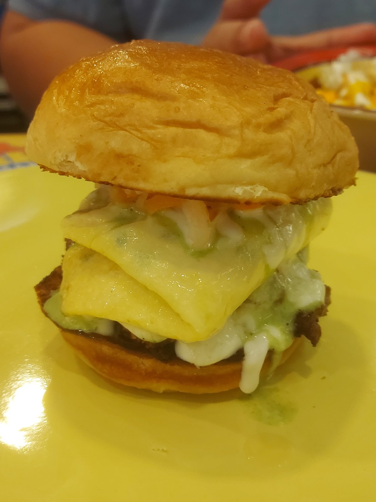 Longganisa burger.