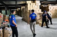 BOC seizes P700-M suspected counterfeit footwear in Cavite