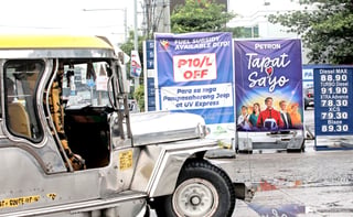 PUJ, UV Express fuel subsidy increased