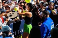 ALEX Eala gets greeted by a huge crowd upon her arrival in Toronto for the Canadian Open.