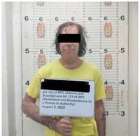 American national nabbed in QC over unpaid hotel charges, attempts to strike cops 
