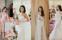 Maxene Magalona, Elisse Joson in bridal couture