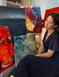 Margarita Patrice Sy Penson’s energetic compositions featured at Melbourne exhibit  
