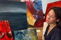 The artist, Margarita Patrice Sy Penson.
