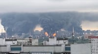 Ukraine hits Russian refineries as Moscow strikes train station, ship