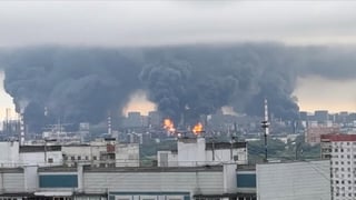Ukraine hits Russian refineries as Moscow strikes train station, ship