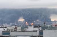 Ukraine hits Russian refineries as Moscow strikes train station, ship