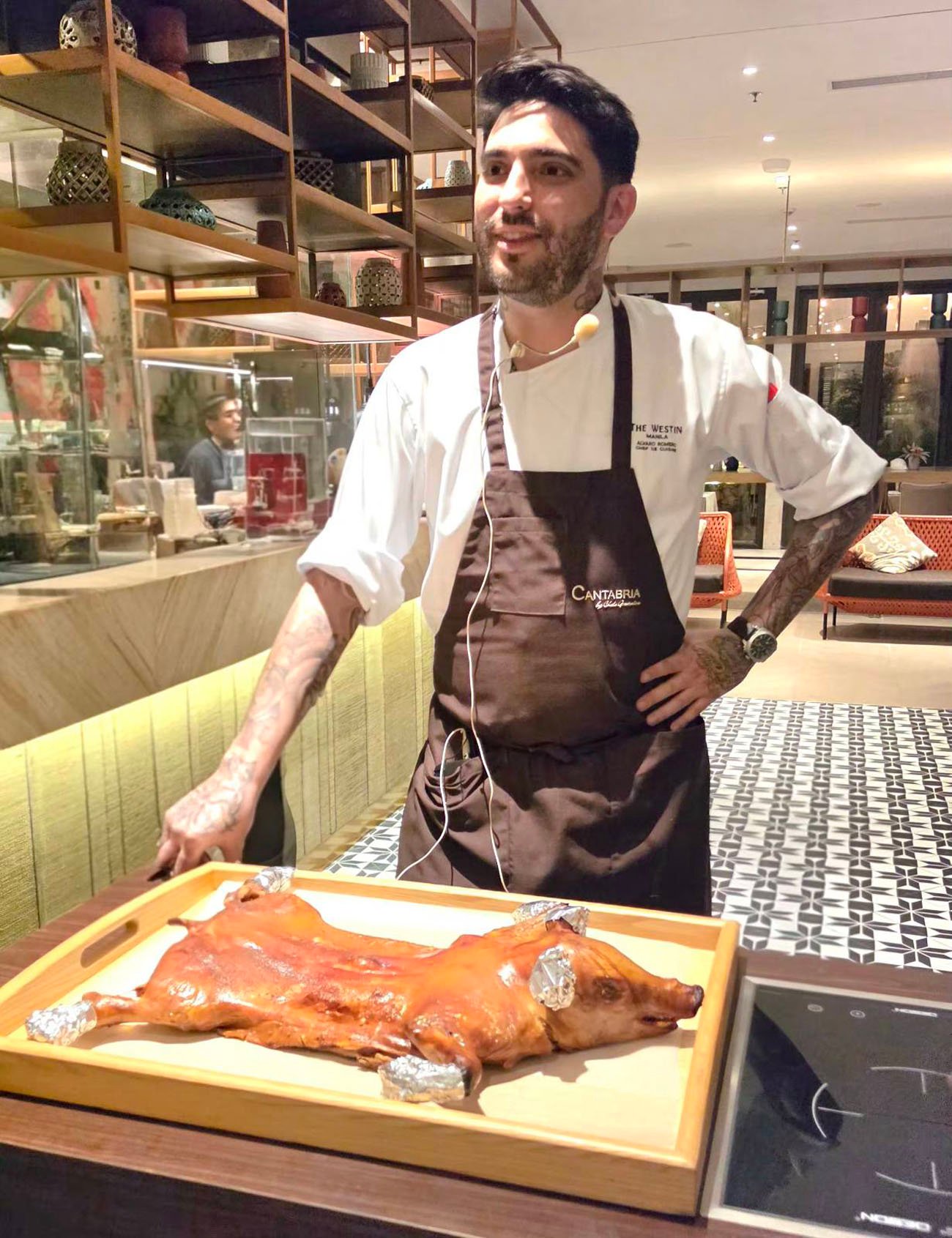 Alvaro Romero-abreu Raya, chef de cuisine.