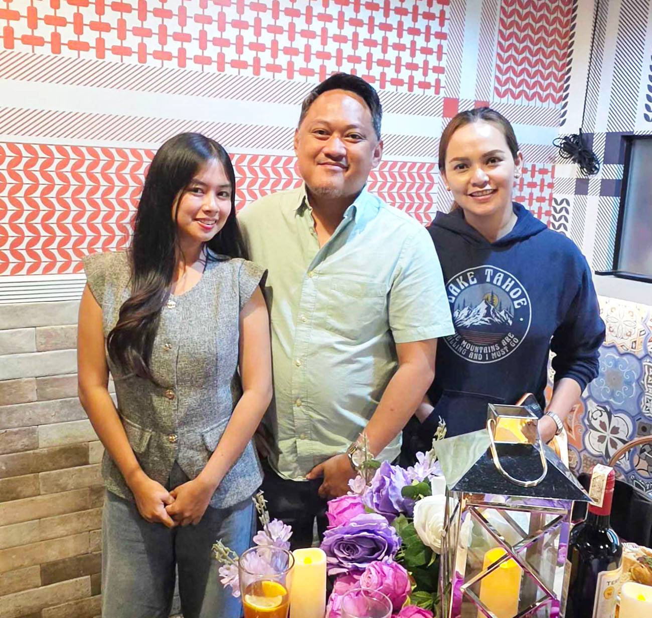 Lane Quiamco, Robby Alugar and Cecil Therese Atup.