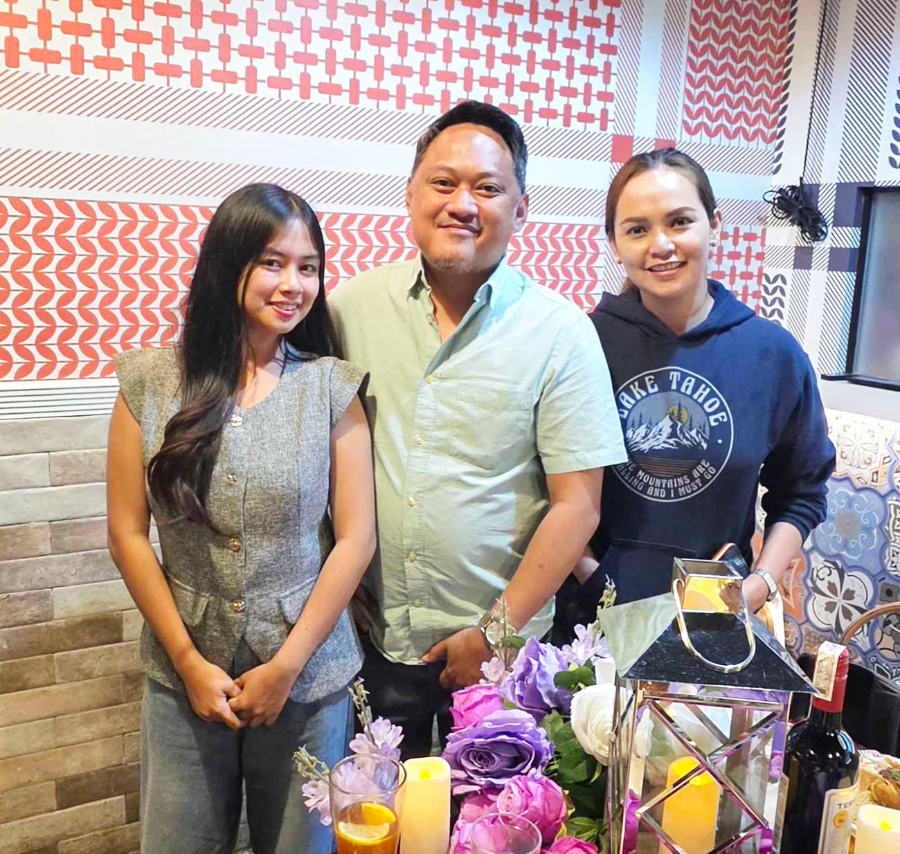 Lane Quiamco, Robby Alugar and Cecil Therese Atup.