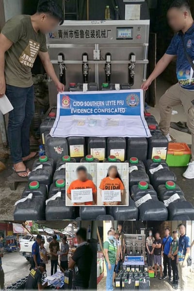 P2.2M unregistered cooking oil, soy sauce seized in Southern Leyte