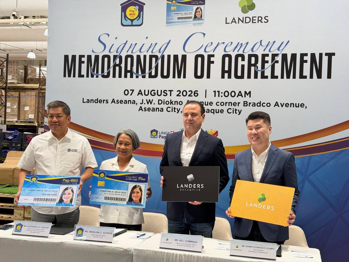 Pag-IBIG Fund has partnered with Landers Superstore to give its loyalty card holders exclusive shopping and membership perks.