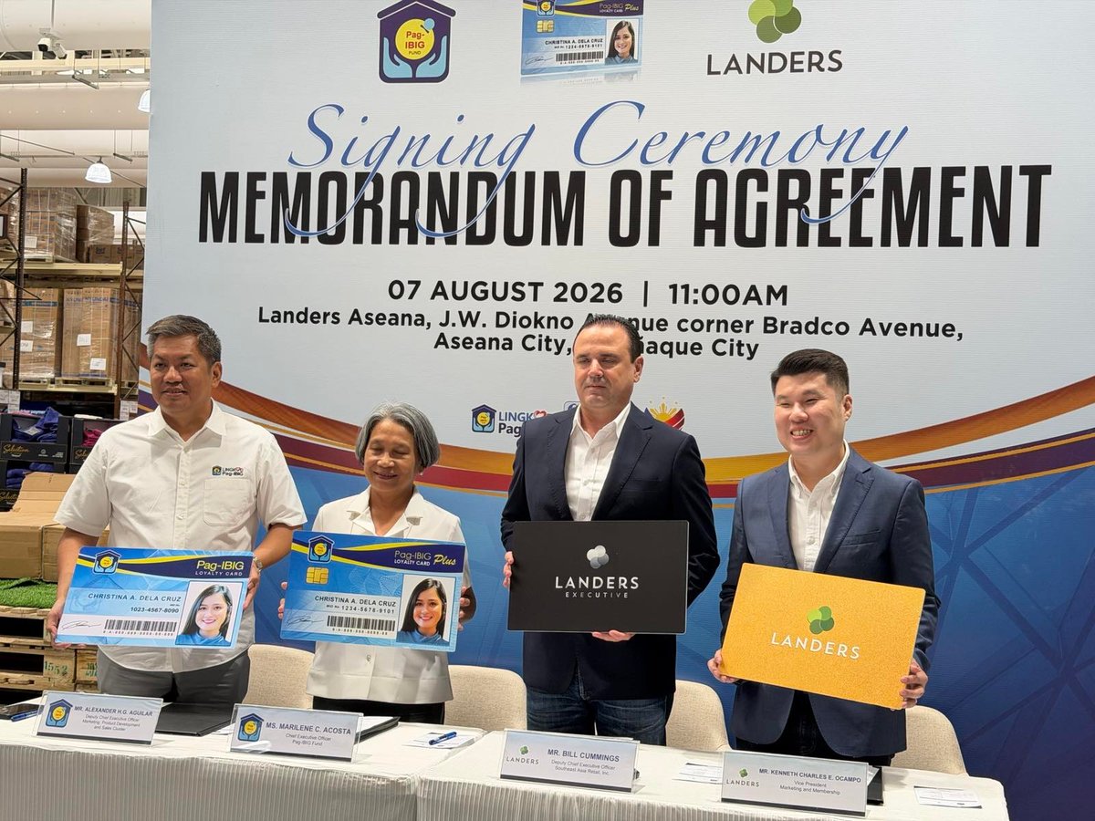 Pag-IBIG Fund has partnered with Landers Superstore to give its loyalty card holders exclusive shopping and membership perks.