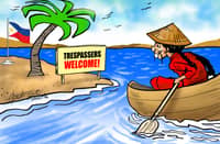 Seeking trespasser’s okay to enter our own house