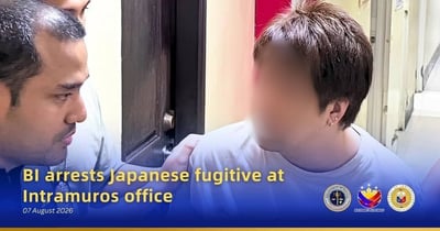 BI arrests Japanese fugitive at Intramuros office
