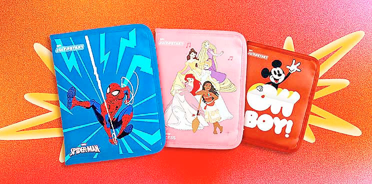 Savings account Disney sleeves.