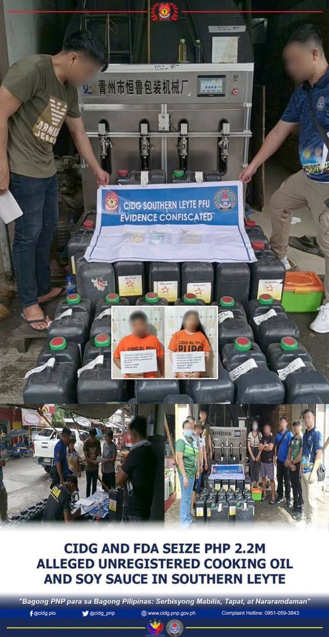 P2.2-M unregistered food seized in Southern Leyte