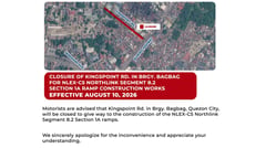 Kingspoint Road closure starts 10 August