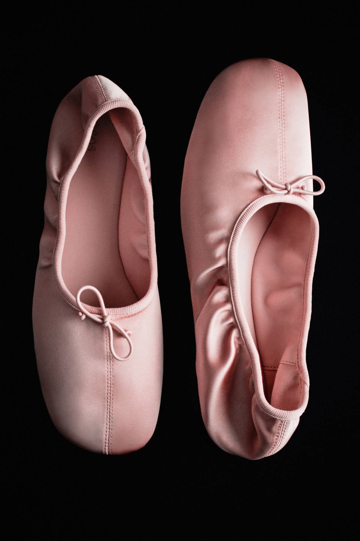 COS satin ballet flats