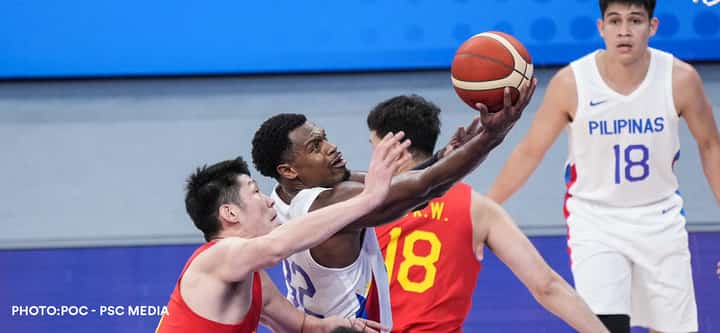 Gilas, China collide early