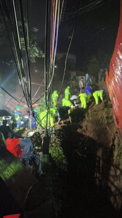 Baguio landslide leaves 7 missing, 3 dead