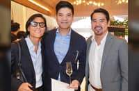 LAKEHALL chairman Donnie Tantoco, Atom Ungson and Edroy Lim.