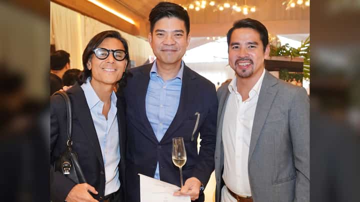 LAKEHALL chairman Donnie Tantoco, Atom Ungson and Edroy Lim.