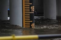 Scenes along the Marikina-Pasig border as Metro Manila remains under a Red Rainfall Warning and the Pasig River rises to 15 cubic meters. | Aram Lascano
