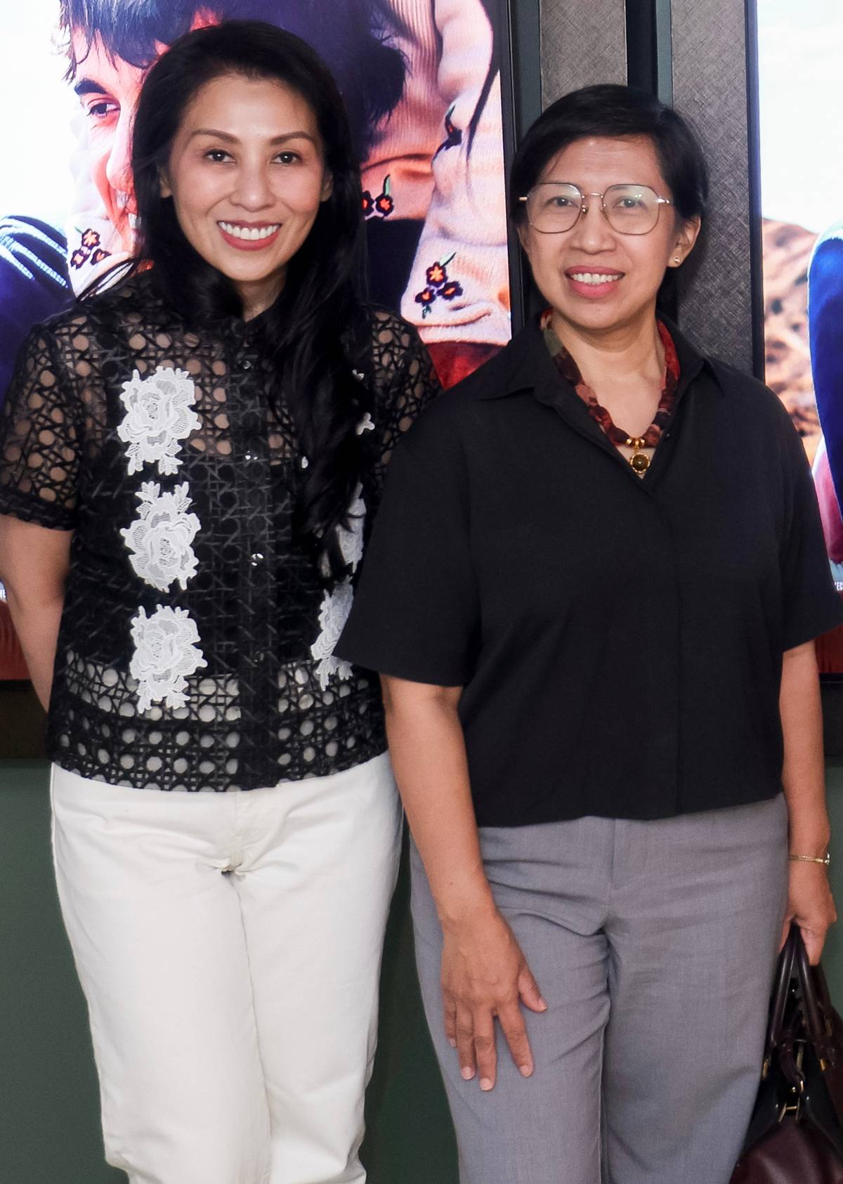 Ginggay Joven dela Merced with Ayala Malls Cinema’s Yvette Roldan.